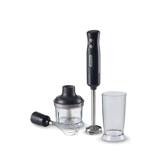 ARIETE 0601/10 FRULLATORE AD IMMERSIONE 3 IN 1 700W 2 VELOCITA' BICCHIERE IN PLASTICA DA 0.6 LT CON ACCESSORI GRIGIO
